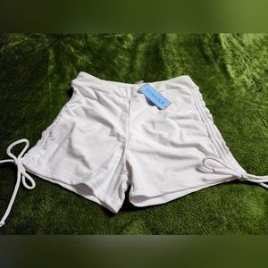 White Swim Shorts